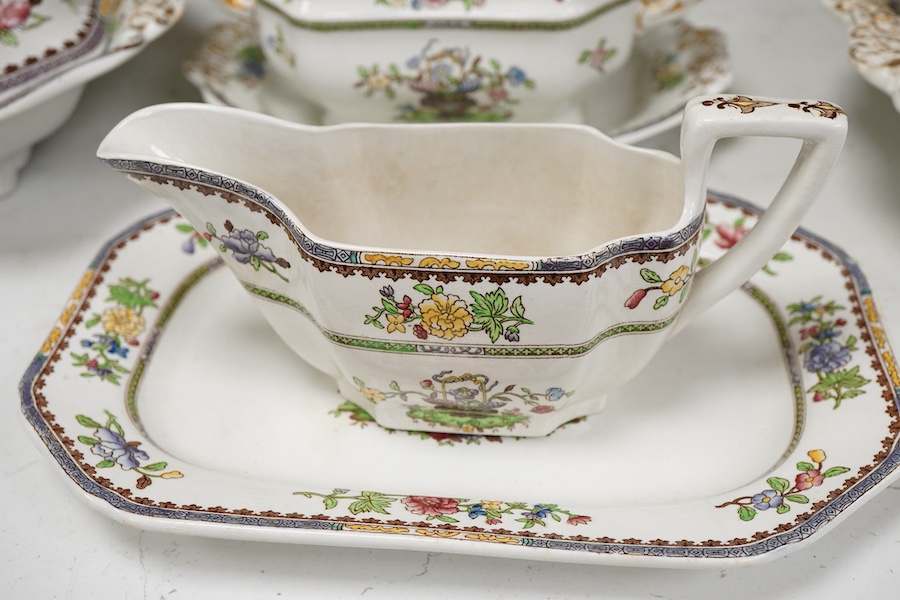 A collection of Copeland Spode Old Bow dinner wares